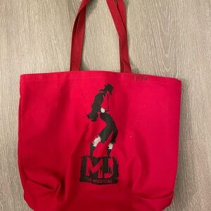 Red Tote Bag - MJ The Musical